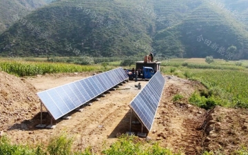 合田太阳能提水系统在河北张家口解决千人饮水问题